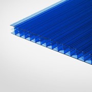 Сотовый поликарбонат PLATINO Синий 16 мм (2,1*6 м) PetAlex Platino фотография