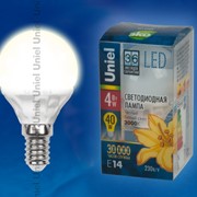 Лампа FLOWER серия LED-G45-4W/WW/E14/FR CRF01WH фото
