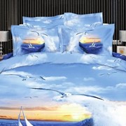 Комплект постельного белья Mona Liza Premium 3D LAGOON фото