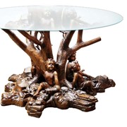 Стол с ангелами ( Angel table glasse top ) фото