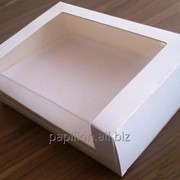 Универсальная коробка из картона и пластика с поддоном фото