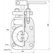 Клапан регулирующий с поворотной заслонкой 12с-3-1 фото