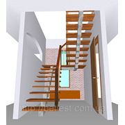 Лестница открытого типа - модель 01
