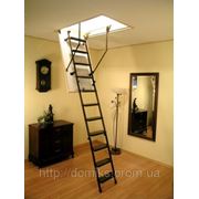 Чердачная лестница Metal Т3 - материал (лестница/ступени/короб) метал/метал/дерево