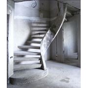 Лестница бетонная тетивная для дома фото