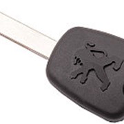 Ключ с чипом для PEUGEOT, чип PCF7936 (ID46), лезвие HU83 фотография