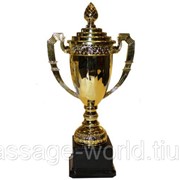 Кубок C-897C (пластик, h-30м, d чаши-10см, золото) фото
