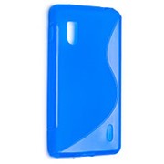 Чехол силиконовый для LG Optimus G / E973 S-Line TPU (Синий) фото