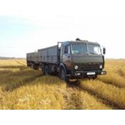 Перевозка зерновых грузовым автотранспортом фото