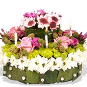 Букет цветов Цветочный торт фото