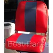 Кресло для лодки красно-серое фото