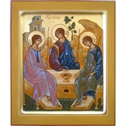 Икона с образом Святой Троицы фото