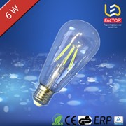 LED лампа LF ST64 E27 6 Clear фото