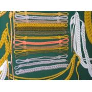 Изготовление позументов :золотосереброкоричневыйжелтый.Этишкет. фото