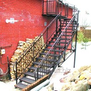 Лестницы металлические сварные фото