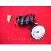 Манометр 0-4 бар, капилляр 1500 мм, крепление 1/4 G фото