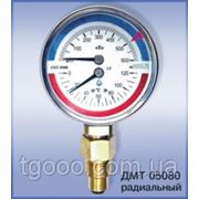 Термоманометры (манометры с дополнительной температурной шкалой) радиальные МТ–80–ТМ-Р