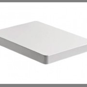KERASAN Cento сиденье прямоугольное цвет белый, шарниры хром (микролифт) (Снято с пр-ва)