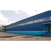 Монтаж типовых быстровозводимых ангаров фото