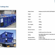 Контейнеры для транспортировки и хранения буровых отходов