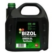 Моторное масло Bizol Green oil synthesis 5w-40 4л. купить моторное масло фотография