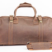 Мужской кожаный саквояж фото