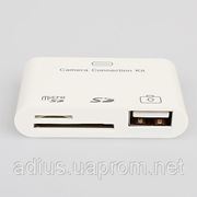 3 в 1 USB Camera Connection Kit адаптер SD Micro SD Card Reader для IPad 4, iPad mini фото