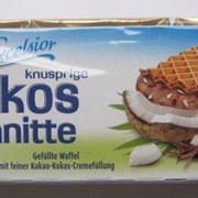 Вафельки шоколад с Kokos Schnitte 12шт