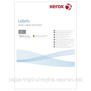 Наклейки Xerox 7408, А4, 24 шт на листе фото