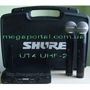 Shure UT4 UHF-2 Sm58 2 радио микрофона shure sm-58ii