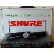 Shure LX88-III 2 радиомикрофона shure sm-58ii, циф.дисплей.