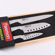 Наборы ножей, 2600 FISSMAN Набор ножей 3 пр. SAMURAI, нерж. сталь фото