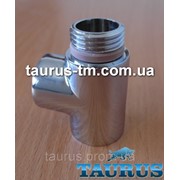Тройник Premium хром 1/2“ с уплотнительным кольцом для полотенцесушителей Тройник Premium chrome фотография