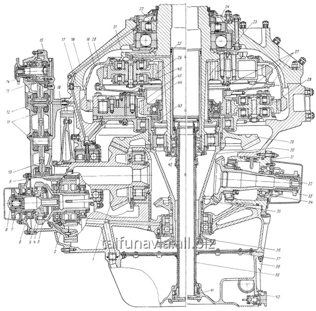 Чертеж редуктора р 7 для вертолетов Главный редуктор VR-14 в Казани (Запчасти для вертолетов) - Typhoon-avia (Тайфун