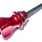 Ручка пластик с шестигранником для регулировки отскока вилок XCR, Raidon. Красная FKA00410 фото