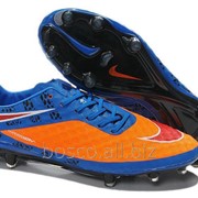 Футбольные бутсы Nike HyperVenom Phantom FG Blue/Orange фотография
