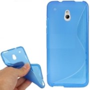 Чехол силиконовый X Line HTC One Mini M4 601e/601n Blue фотография