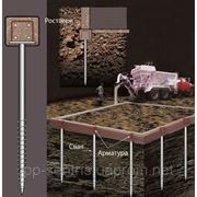 Свайно-винтовой фундамент фото