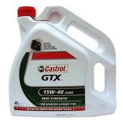 Минеральное моторное масло Castrol GTX 15W-40 A3/B3 4л (1л)