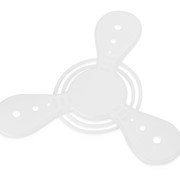 Летающий диск Фрисби, белый фото