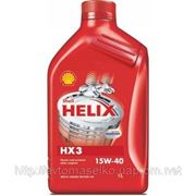Shell Helix HX3 15w-40 1л минеральное моторное масло Шел Хеликс 15w40 1l