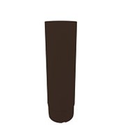 Труба водосточная металл D90мм коричневый (3м) фотография