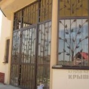 Решетки на окна и двери защитные металлические в Алматы фото