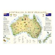 Карты географические Австралия и Н. Зеландия фото