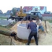 Копка и монтаж канализационных колодцев Киевская область фото