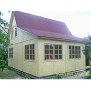 Дома дачные летние садовые деревянные сборно-щитовые домики домики из профильного бруса брусовые дома; Строительство (изготовление) домов