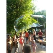 Шоу пузырей на детский праздник фотография