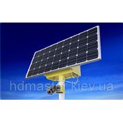 Система видеонаблюдения на солнечных батареях фото