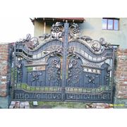 Кованные ворота в Николаеве