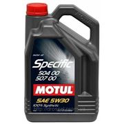 Синтетическое моторное масло Motul Specific 504.00-507.00 5W-30 5л (1л)